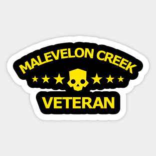 Helldivers 2 Malevelon Creek Veteran Sticker